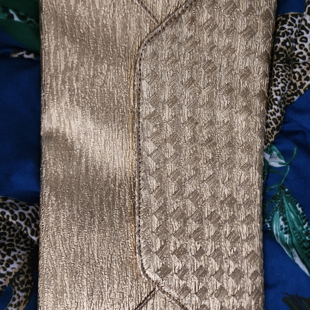 gold envelope clutch